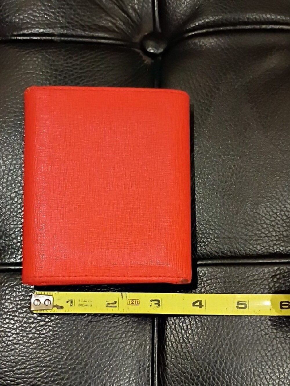 Furla Orange Saffiano Leather Fold Wallet - Picture 4 of 11
